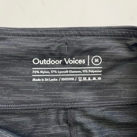 Outdoor Voices Cropped Gray Leggings Size Medium - Picture 4 of 10